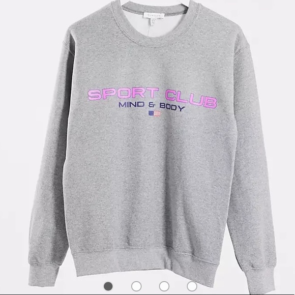 TOPSHOP | Sports Club Sweatshirt Sz M - Picture 2 of 3